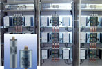 Figure 2. Dynamic PFC in the steel industry. Here, <i>Tower Automotive</i> operates presses and welding equipment in parallel with the power line